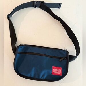 Manhattan Portage blue black cross body bag men’s women’s